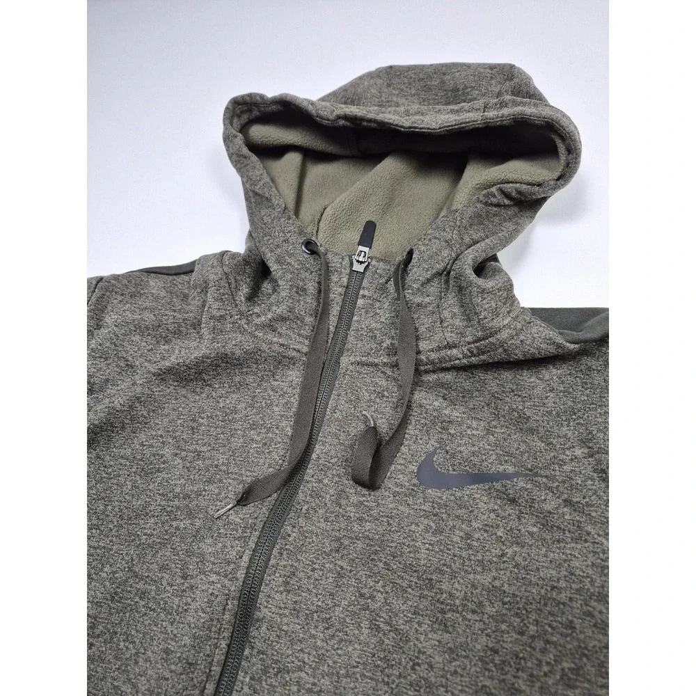Nike Hoodie Therma Dri-FIT Full Zip Green CU6231-356 Activewear Men's XL